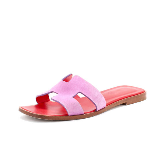 Hermes Shoes - Hermes Women's Oran Sandals Suede